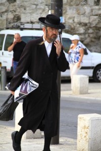 A man in Jerusalem